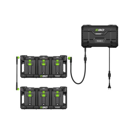 EGO PGX1601E-HProfi-Ladegerät KIT aus Lader, zwei Ladeträger (1/2)