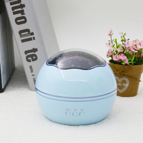 Projecteur océan avec ciel étoilé, veilleuse, USB, rotation à 360°, bleu. (1/5)