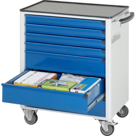 Chariot à outils Rau avec 7 tiroirs métal LxPxH 700x500x860mm (1/5)