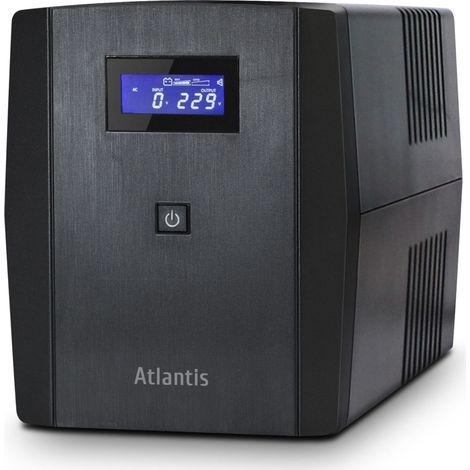 Atlantis OnePower S1501 UPS Line Interactive 1500VA 900W AVR Gruppo di Continuità Nero (1/4)