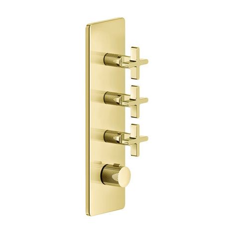 Kit prêt-à-monter Gessi Inciso+ pour thermostat encastré 3/4