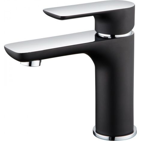 BERNSTEIN - Robinet mitigeur pour lavabo 4024CB - noir mat (1/5)