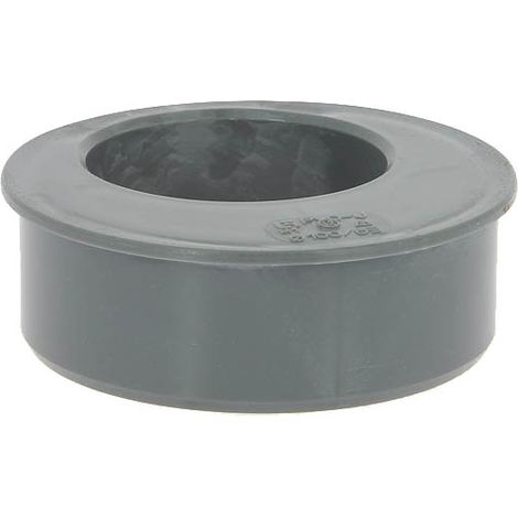 Adequa – Raccord d'évacuation PVC – Tampon réduit mâle-femelle Ø100-63 – Pour chantiers humides – Installation facile