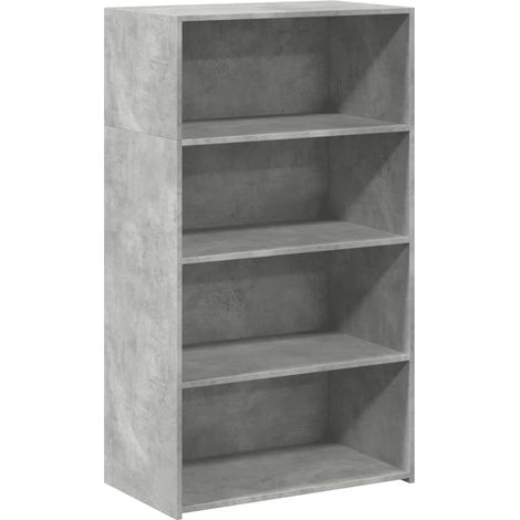 Aparador cómoda cómoda armario mueble organizador cocina salón salón alto 70 x 41 x 124 cm madera contrachapada gris 020034714