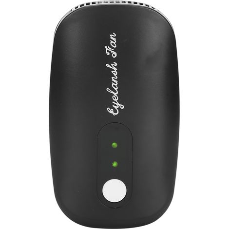 Mini Séchoir Ventilateur Cils USB Rechargeable, Sèche-colle Extension Cils Greffés, Noir (1/5)