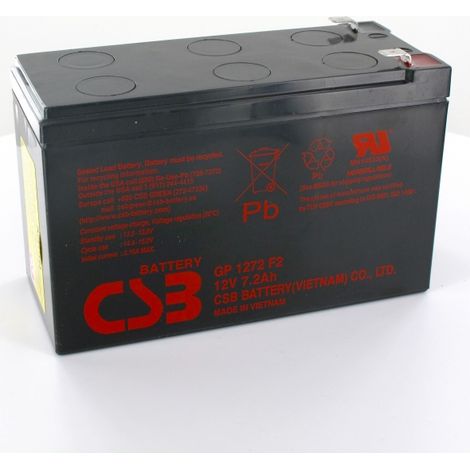 Batterie Plomb 12V 7.2Ah Csb (151X65X100) (GP1272F2)