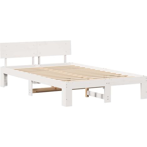 Maison Exclusive - Estructura de cama 120 x 200 cm Madera de pino (1/4)