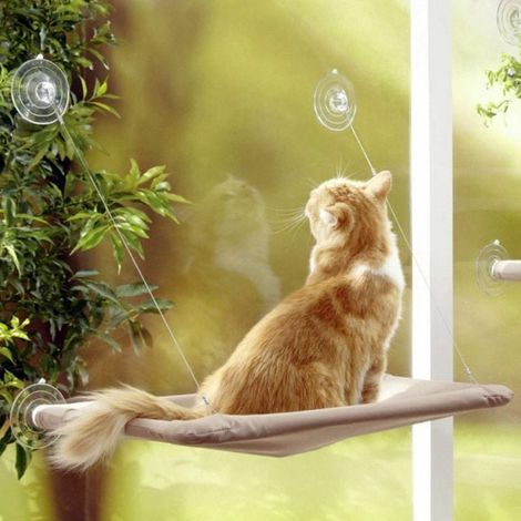 CAMA PARA GATOS: Hamaca de ventana para gatos (1/5)