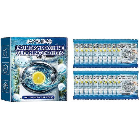 Nettoyant pour lave-linge White Count, comprimés nettoyants en poudre pour lave-linge - DG (1/5)