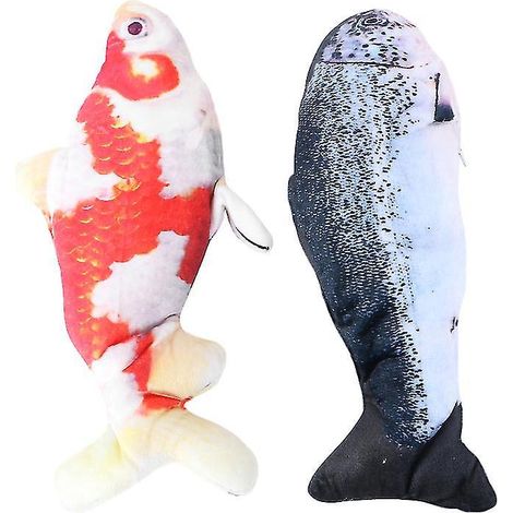 2 Stück elektrisches Fischspielzeug