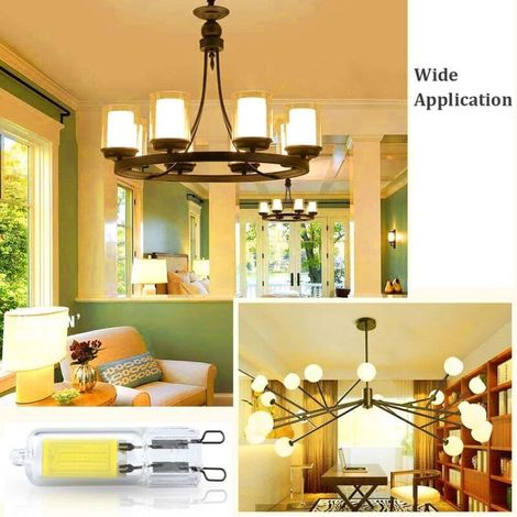 5-pcs 2W G9 Culot Capsules COB LED Ampoule 220V 200 Lumen 10W-20W Ampoule Halogène équivalent pour Lustre Lampe de Bureau Applique Murale Blanc Chaud 3000K [Classe énergétique A++] (1/3)