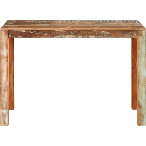 vidaXL Mesa de comedor madera maciza reciclada 110x55x76 cm (1/2)