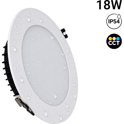 Downlight LED Circular Empotrable - CCT - 18W - Corte Ø 150