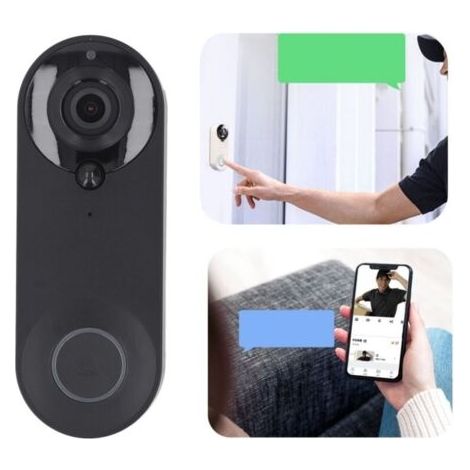 Sonnette vidéo WiFi sans fil 1080P, moniteur d'appel, caméra extérieure, système d'interphone vidéo