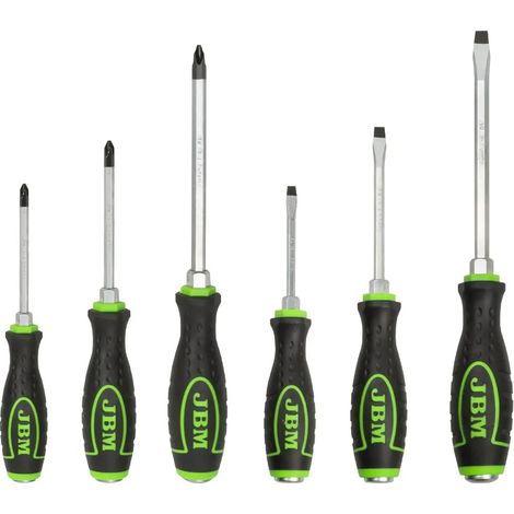 Set di cacciaviti Jbm go-through 6 pezzi ergonomico resistente