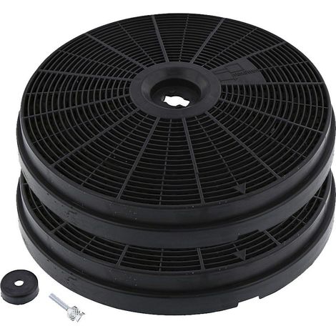 Filtro de carbón AllSpares para campana extractora compatible con Bosch 665713 / 00665713 (Ø200 mm) (1/2)