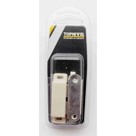 Cierre Mueble 54Mm Blanco Magnetico Nivel 2 Pz