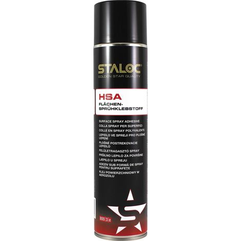 Staloc HSA Flächensprühkleber SQ644 -Industrie Sprühkleber Extra Stark, 500ml (1/4)