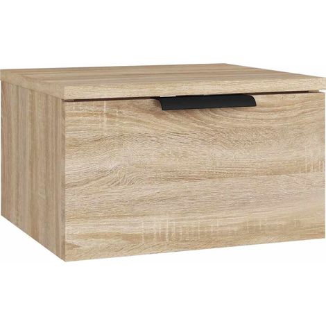 Maison Exclusive - Comodino a Muro Rovere Sonoma 34x30x20 cm (1/5)