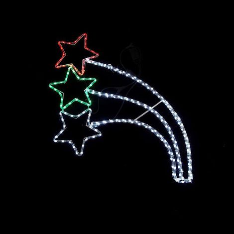 Christmas Star Rope Lights Silhouette LED Lights Waterproof Indoor/Outdoor Christmas Decoration (1/3)