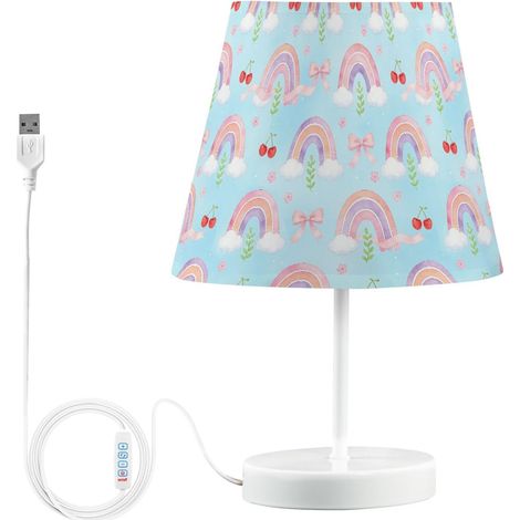 JUNZAN Lampe de lecture avec nœud papillon bleu - 3 températures (1/5)