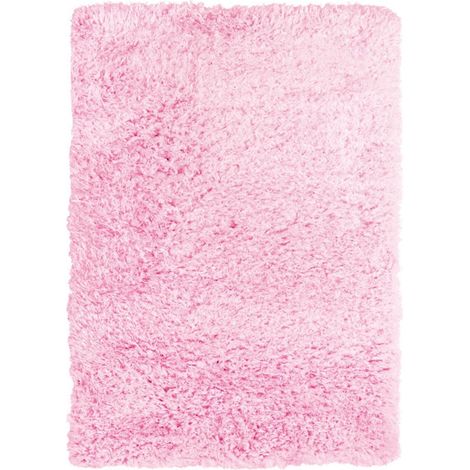 AUTHENTIK - Tapis tout doux fausse fourrure rose 160x230 (1/4)