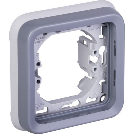 Plaque Legrand 1 poste blanc plexo – Fixation encastrée – Pour installation électrique – Compatible avec interrupteurs et prises (1/6)