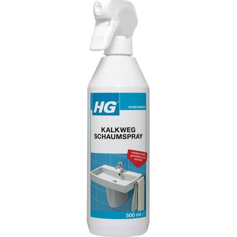 HG Kalkweg Schaumspray 500 ml Kalkentferner Antikalk Spray