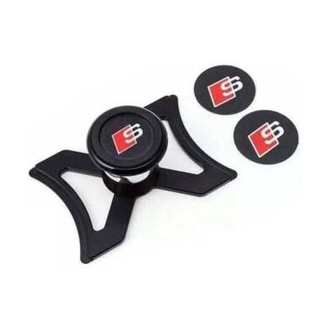 PA Support de téléphone magnétique pour Audi A3 S3 8V 20013-2019, support de téléphone pour prise d'air de voiture, verrouillage automatique par gravité, hayon stable en aluminium, vue réglab (1/4)