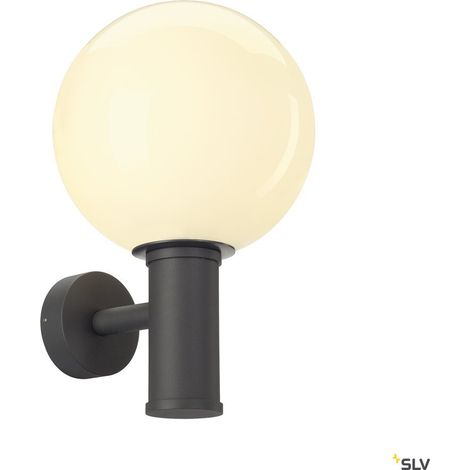 Applique extérieure GLOO PURE gris E27 23W max IP44 - SLV - 1002002 (1/4)