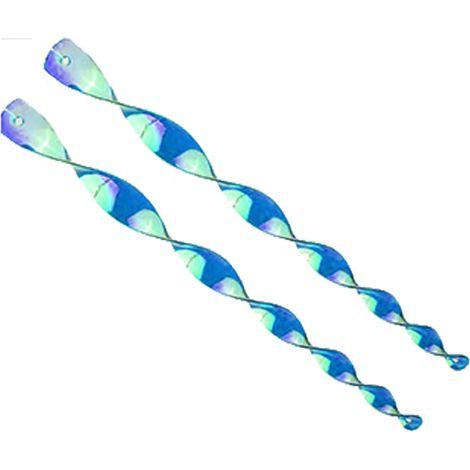 Bird Scare Rod - Reflective Wind-Driven Deterrent for Garden Pool Yard - 30 Pieces (1/5)