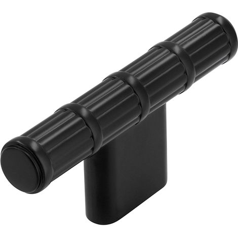 Poignée de meuble bilbao - Décor : Noir - Longueur : 69 mm - Profondeur : 32 mm - SIRO (1/5)