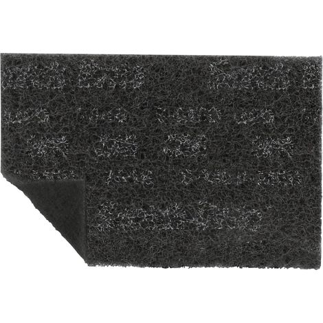 3M Schleifvliespad 7446, Schleifpad/Handpad/Vliespad zum manuellen Glätten und Finishen, Körnung 320, grau, 152 x 228 mm, 20 Stück (1/3)