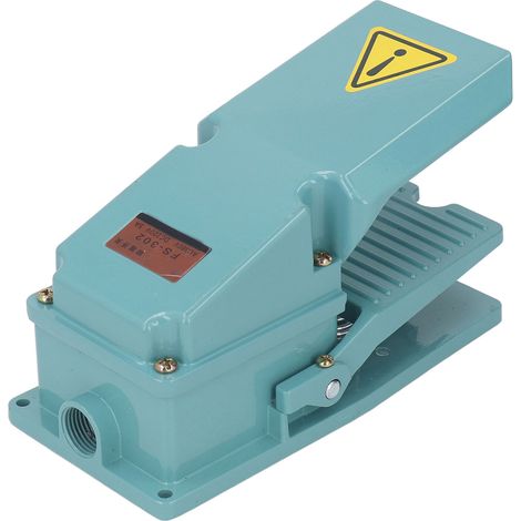 Interrupteur à pédale unipolaire bidirectionnel robuste, 220 V CC, 5 A (1/5)