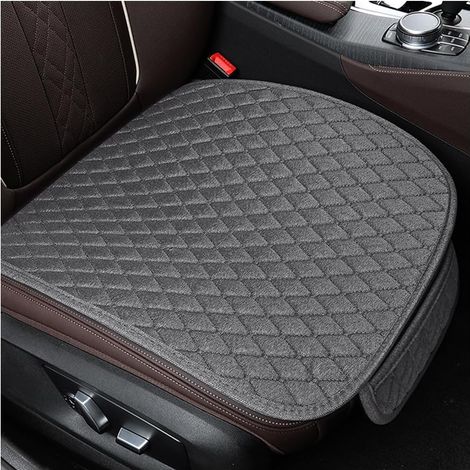 2 Pièces Coussin De Siège Avant voiture Doux Confort, Protecteur Sièges De voiture Avec Fond Antidérapant (1/5)