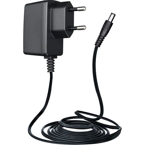 Adaptateur Secteur 9 V 0,5 A 1,8 m, convertisseur AC/DC 9 V 500 mA 4,5 W pour Arduino UNO Mega, vélo elliptique, Balance de Table et Autres appareils. Polarité Positive au Centre. Certification CE. (1/5)