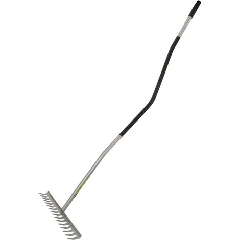 Herramienta de jardinería awtools grabie oprawione trzon gięty 16 dientes acero endurecido