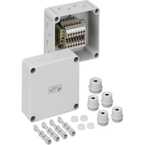 [GEBRAUCHT] B-Ware Spelsberg Reihenklemmengehäuse Anschlusskasten RK 4/07 Polystyrol Grau 12 Stück (1/2)