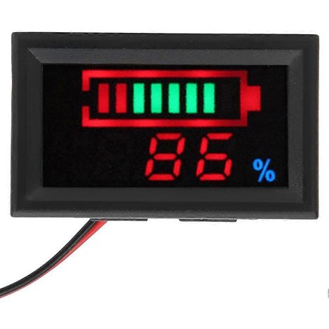 YB27VE Digitales LED-Spannungs- und Strommessgerät für Elektroautos mit Batterieleistungsanzeige