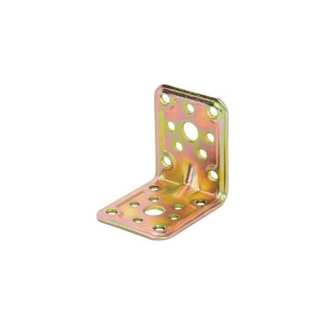 PIASTRA DI GIUNZIONE PESANTE AD ANGOLO LARGHEZZA MM.50 ART.771- - mm.40x40x50 - spessore mm.2,2 - 50 pezzi ALDEGHI