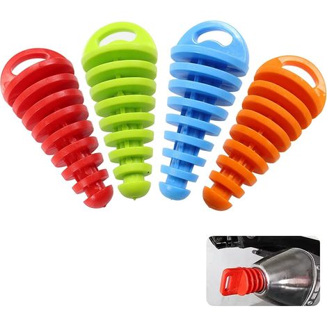 Sollbry Lot de 4 bouchons d'échappement universels pour moto et motocross (1/5)