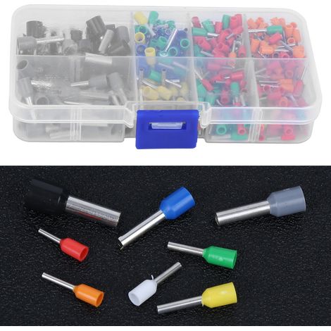 400 colliers de serrage isolés en plastique, type européen, pour tuyaux, avec boîte de rangement (1/5)
