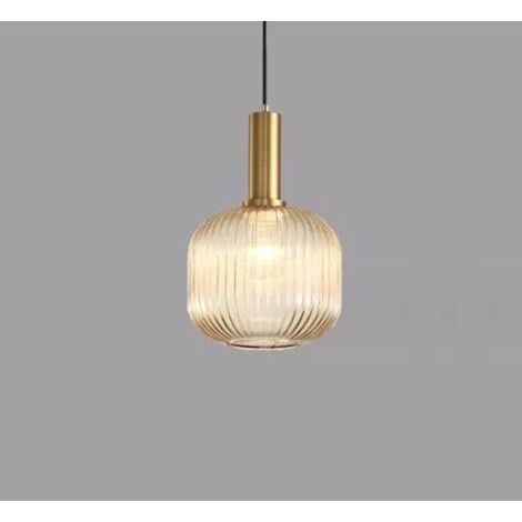 Créatif Verre Lampe suspendue Lampe de salle à manger Minimalisme Plafonnier Chambre à coucher Table de chevet Lampe pendante Salon Loft E27 (1/5)