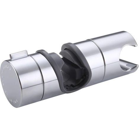 Support Douche 18-25mm Diamètre Support Douchette Salle de Bain Accessoires Colonne de Douche Réglable Remplacement Support de Pommeau de Douche ABS Chromée, PB4-CH (1/5)