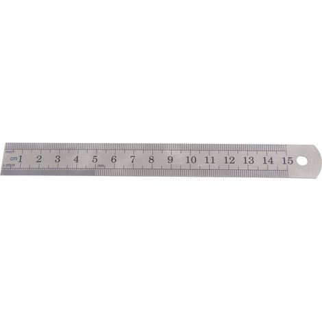 Réglet Inox 150mm (graduation métrique) - AC 0005 - CLAS Equipements (1/2)