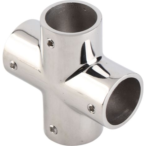 Raccord de tuyau 4 voies en acier inoxydable 316, 25 mm 1 pouce, coude à 90 degrés, accessoires de quincaillerie (1/5)