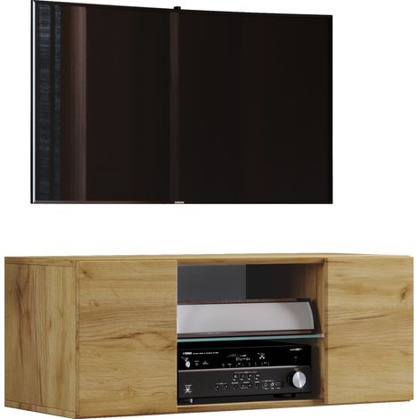 VCM - Bois TV Wall Lowboard Fernseh Jusa 95 H. 40 x B. 95 x T. 36 cm