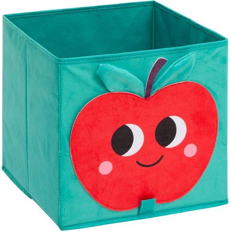 Boîte de Rangement Pliable "Chachapop" 29x29cm Vert (1/3)