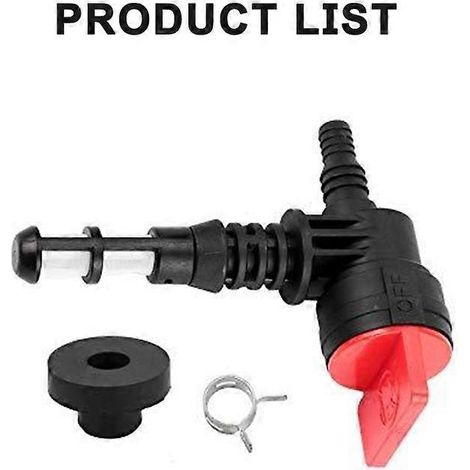 Bague de vanne d'arrêt de carburant, compatible avec Briggs & Stratton 192980GS 208961 25 462 (1/4)