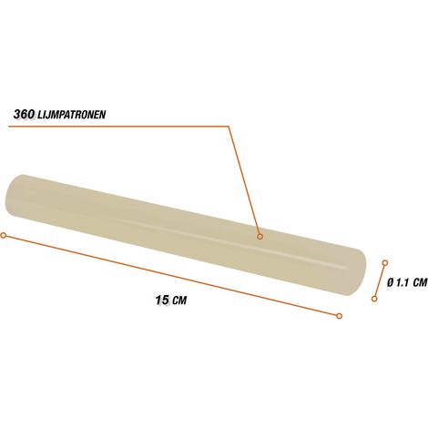 FERM Bâtons de colle 11 mm 15 cm BOÎTE avec 360 bâtons (30x GGA1006 à 12 pcs) (1/5)